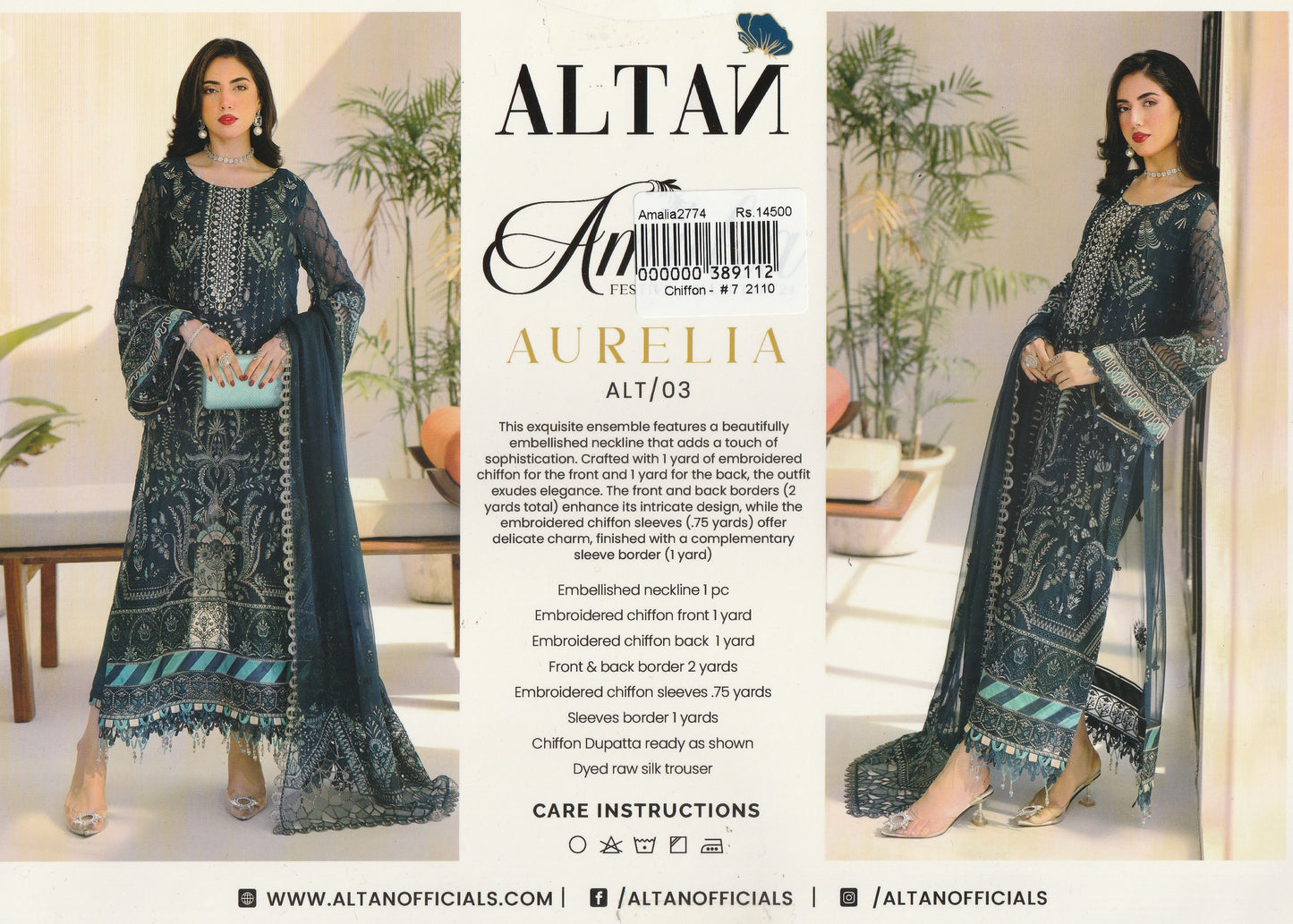 Formal Party Wear - Amalia by Altan