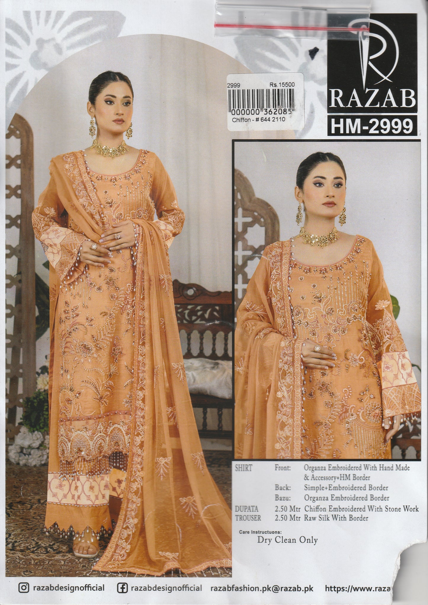 Razab - Organza Chiffon Collection