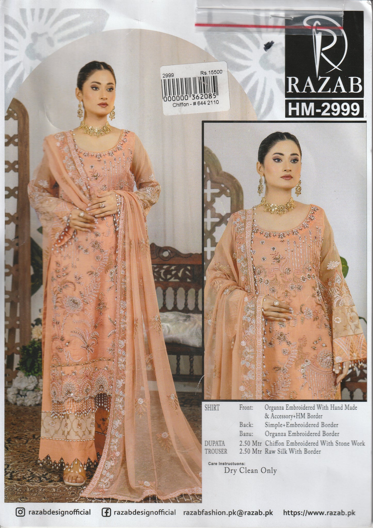 Razab - Organza Chiffon Collection