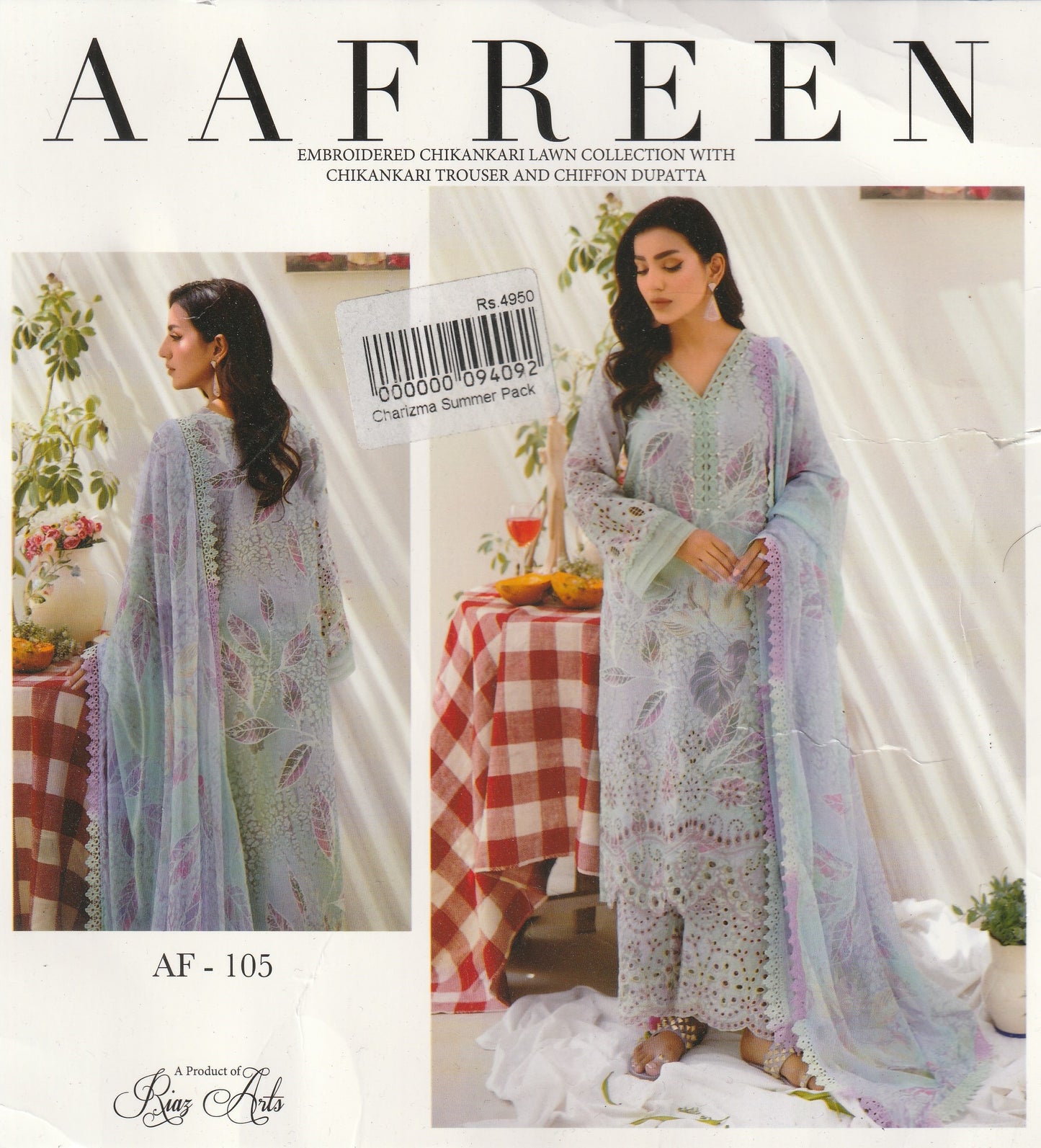 Aafreen By Riaz Arts