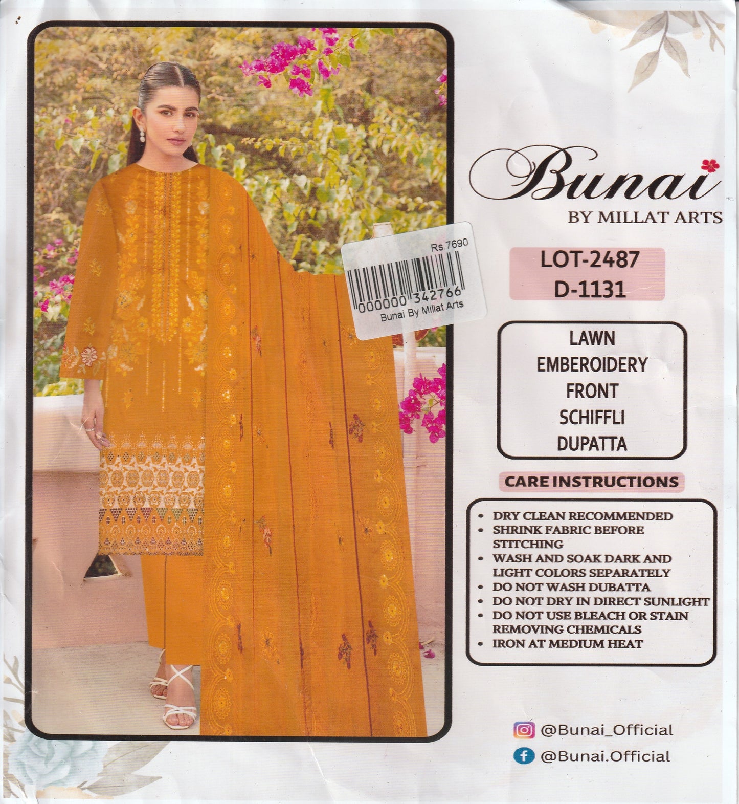 Bunai By Millat Arts - Embroidered Collection