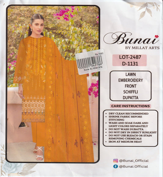 Bunai By Millat Arts - Embroidered  Collection