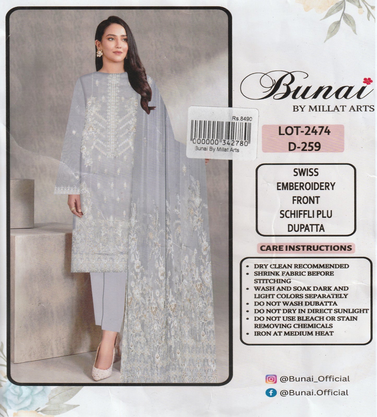 Bunai By Millat Arts - Embroidered Collection