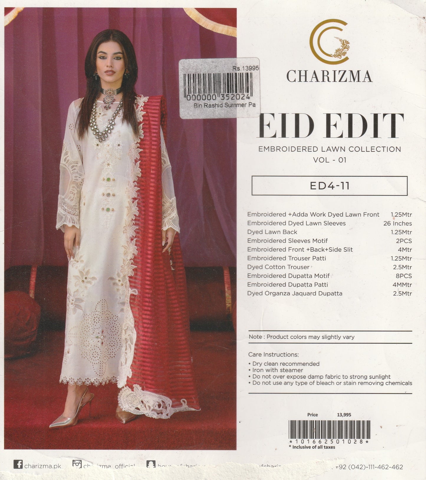 Eid Edit By Charizma - Embroidered Collection