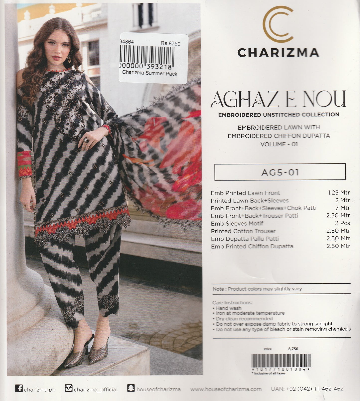 Aghaz e Nou By Charizma - Embroidered Collection