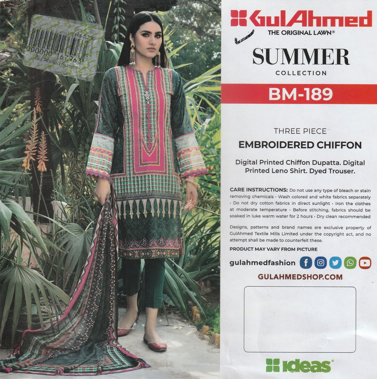 Gul Ahmed - Embroidered Collection