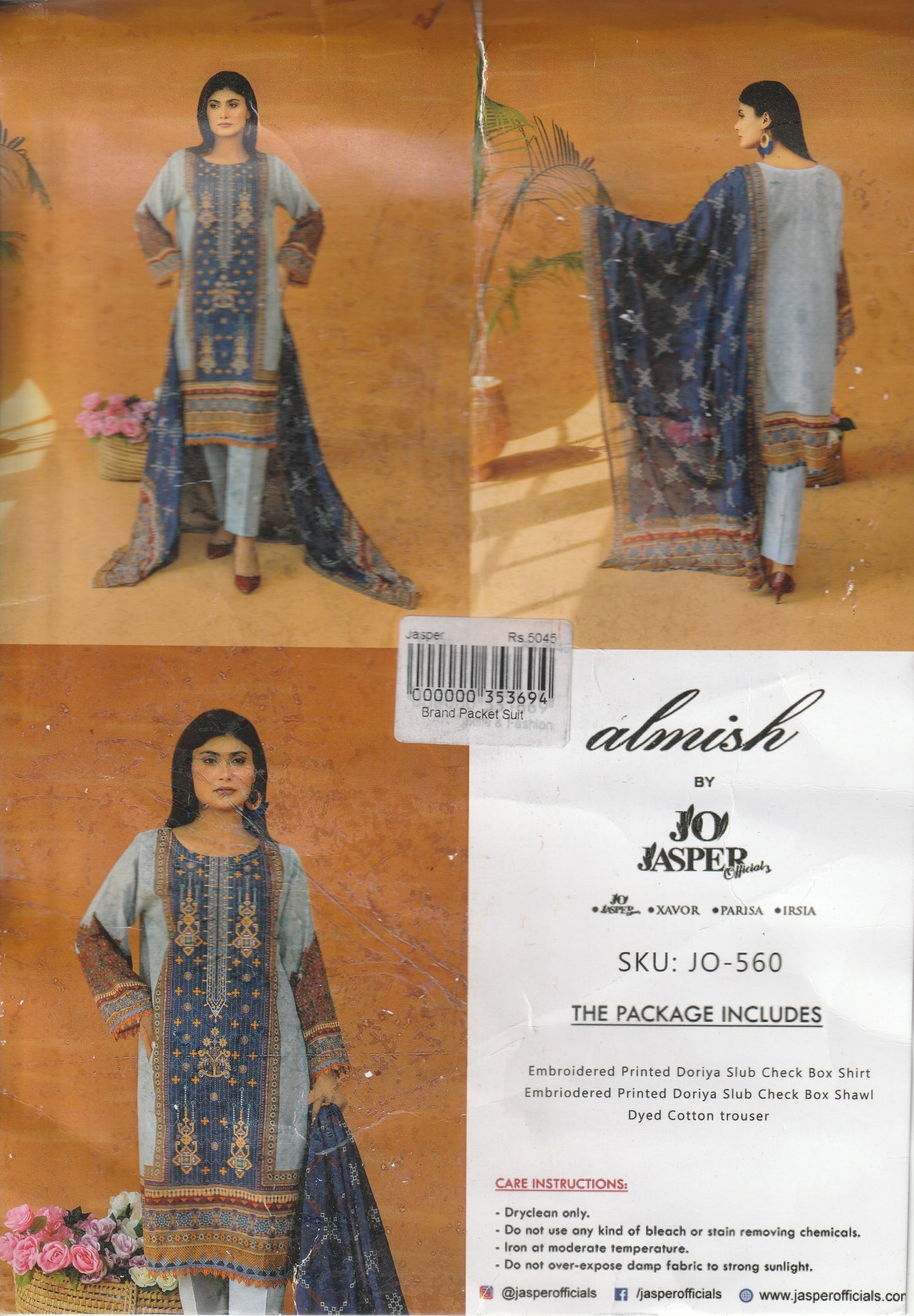 Almish by Jasper - Embroidered Collection