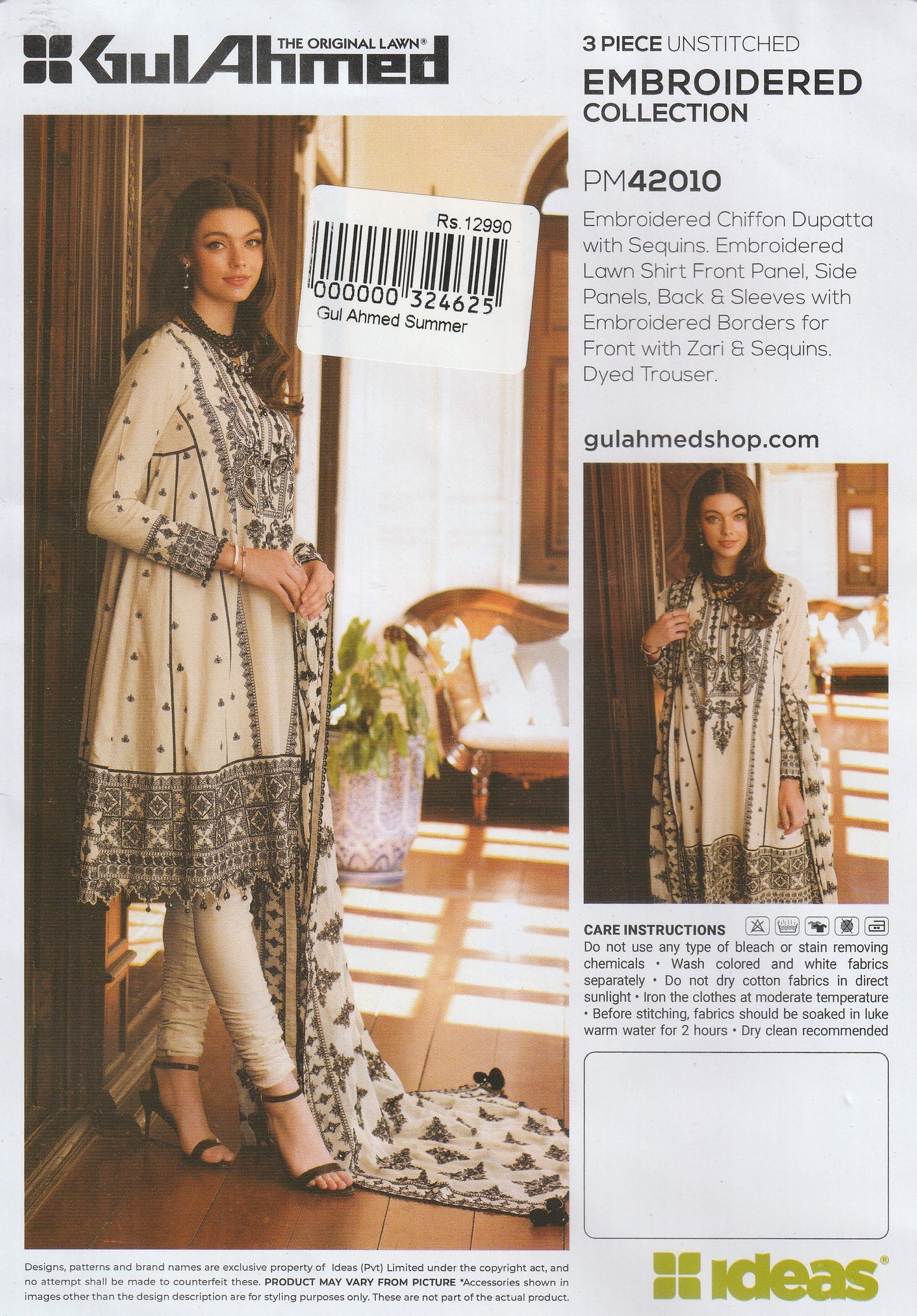 Gul Ahmed - Embroidered Collection
