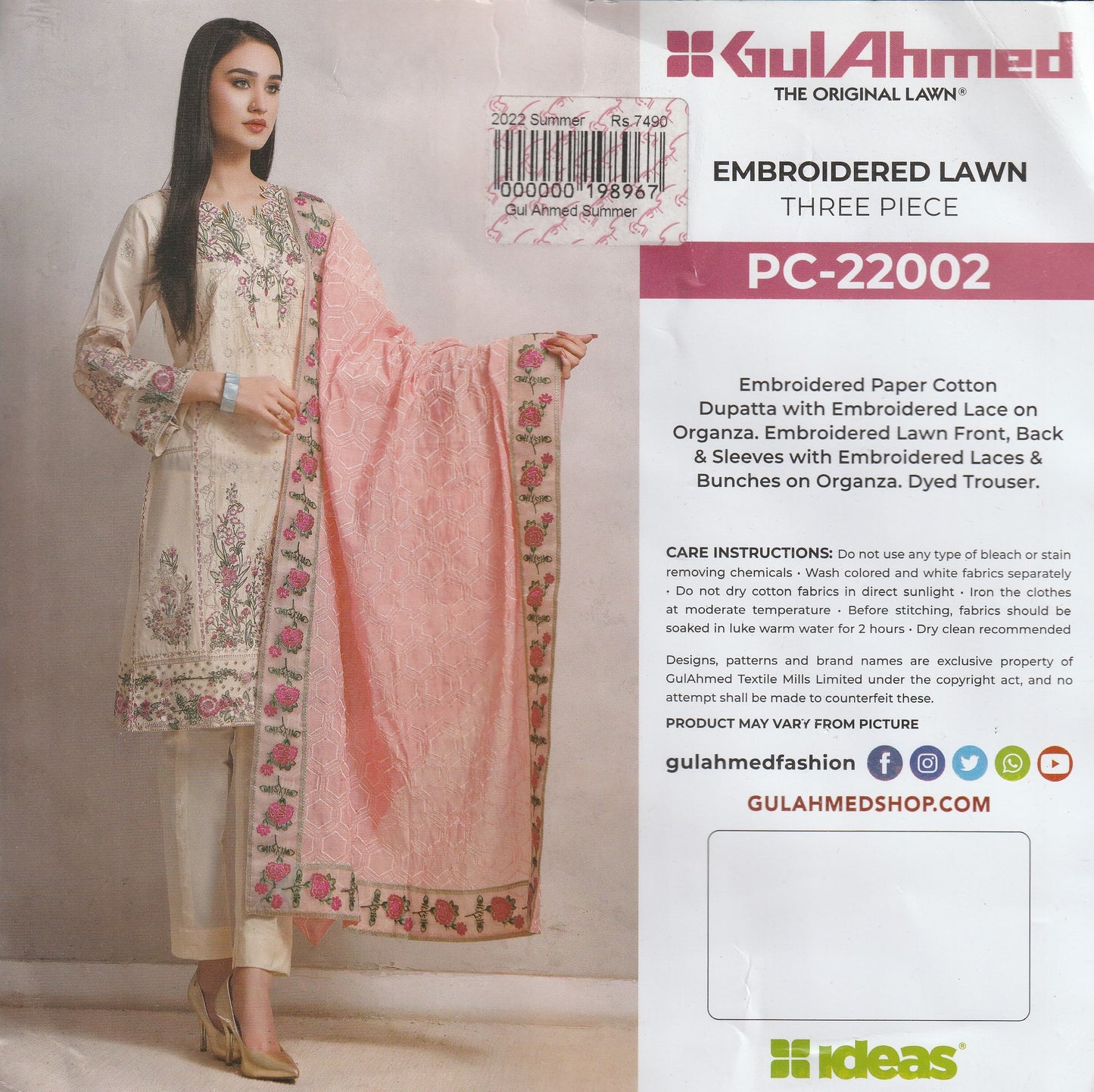 Gul Ahmed - Embroidered Collection