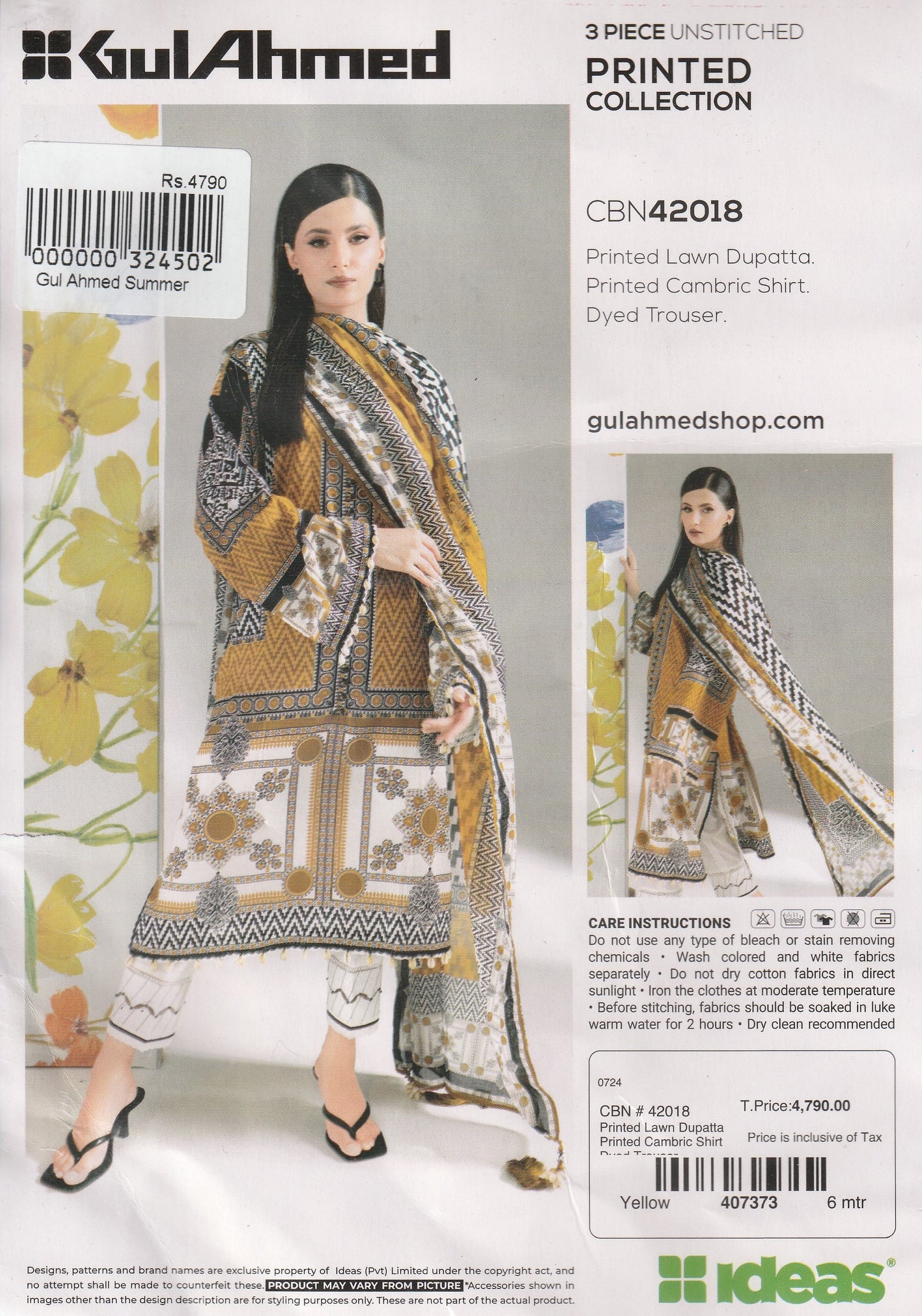 Gul Ahmed - Embroidered Collection