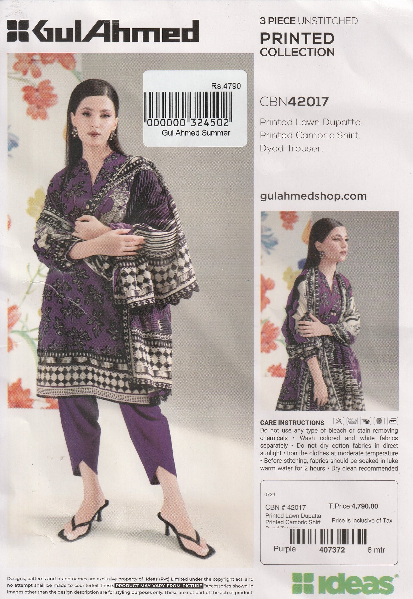Gul Ahmed - Embroidered Collection