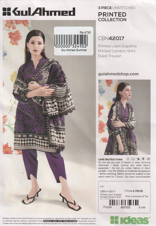 Gul Ahmed - Embroidered Collection