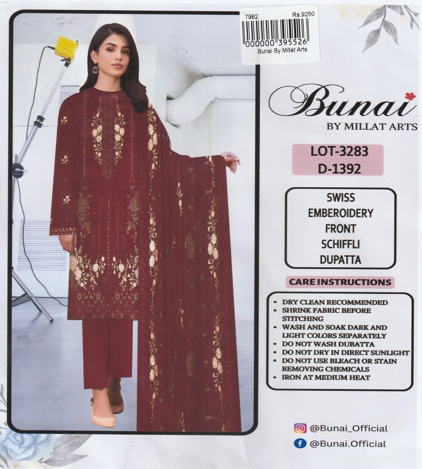 Bunai By Millat Arts - Embroidered Collection
