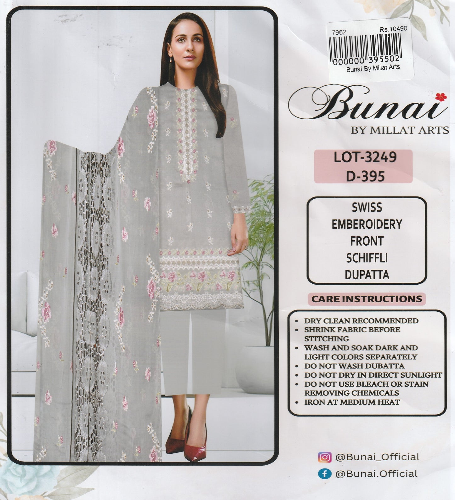 Bunai By Millat Arts - Embroidered Collection