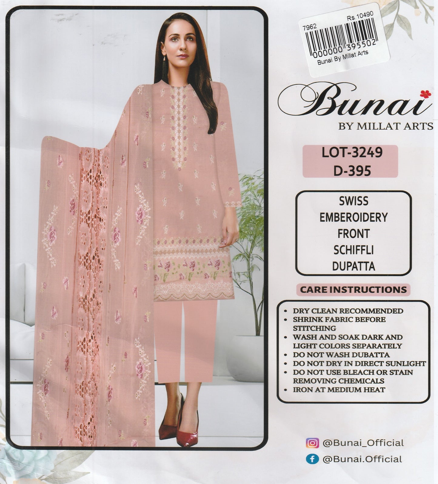 Bunai By Millat Arts - Embroidered Collection