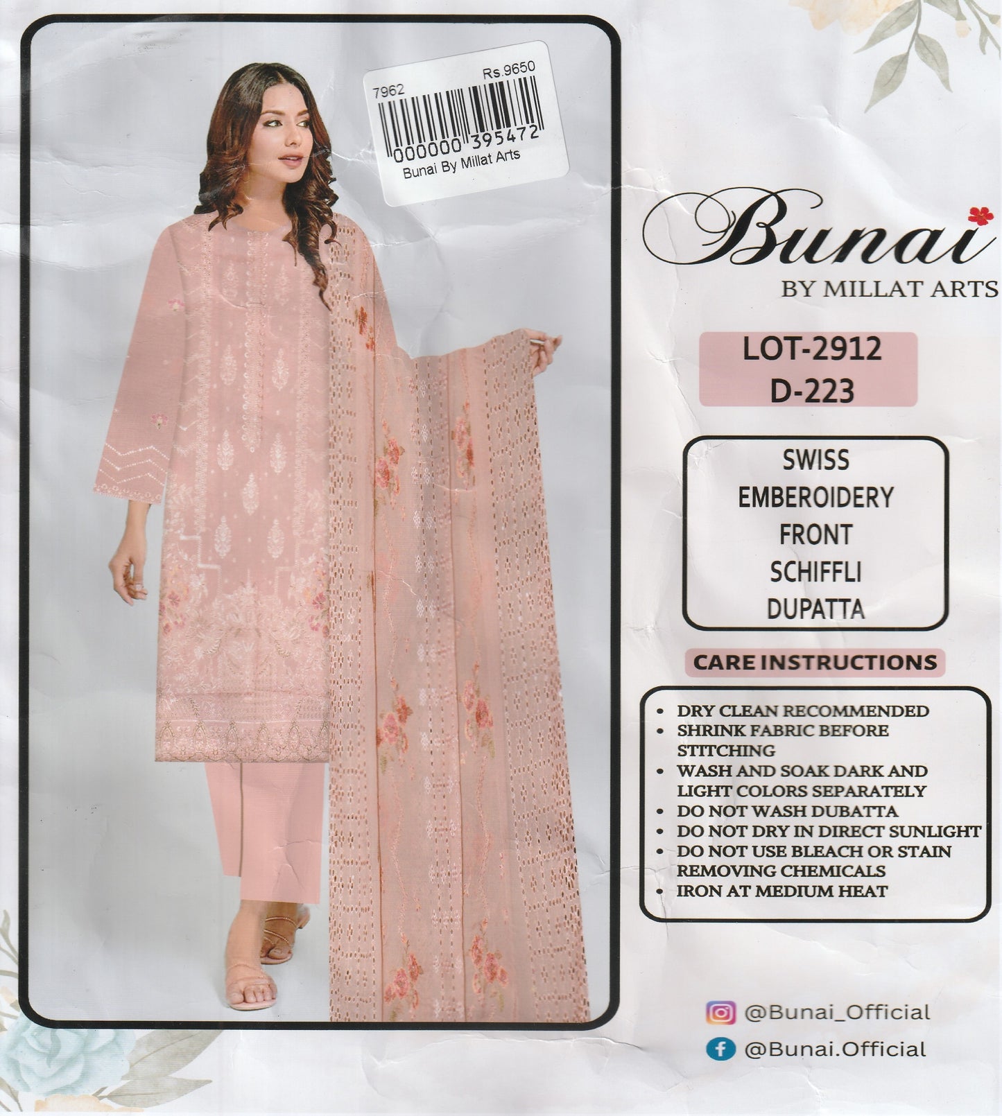 Bunai By Millat Arts - Embroidered Collection