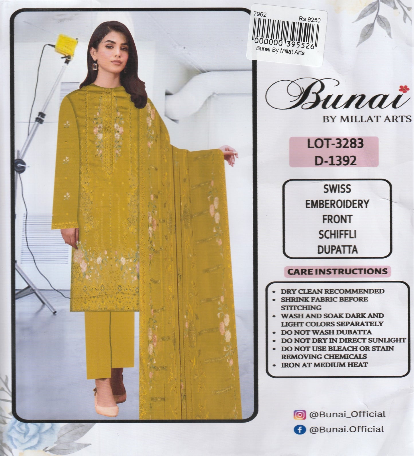 Bunai By Millat Arts - Embroidered Collection