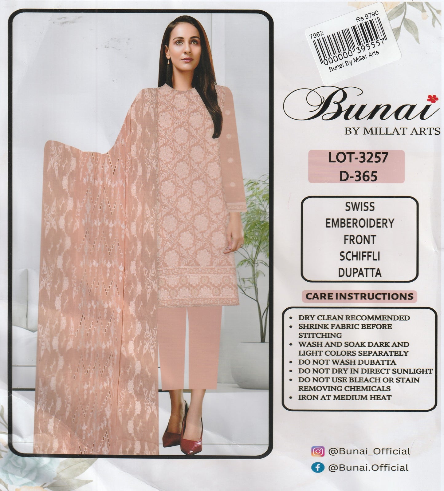 Bunai By Millat Arts - Embroidered Collection