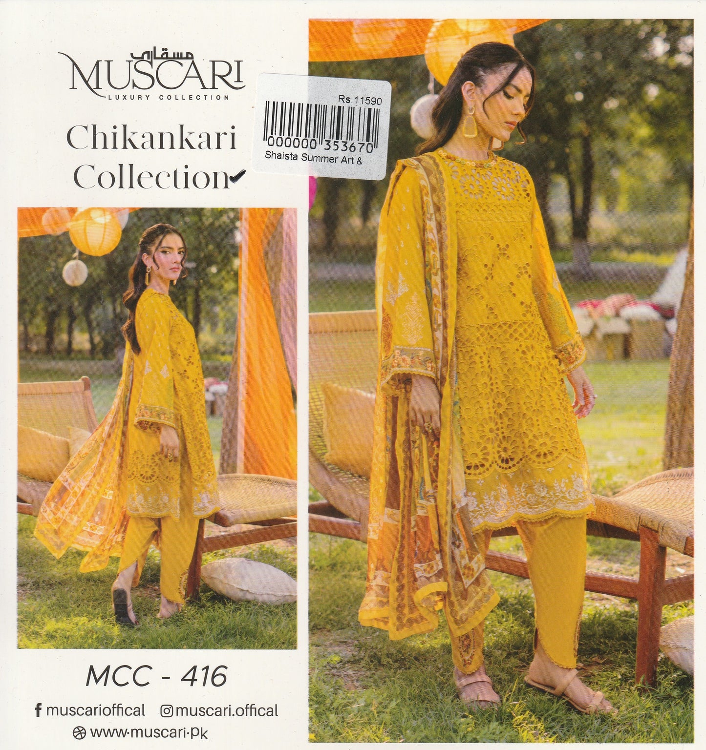 Luxury Chikankari Collection by Muscari