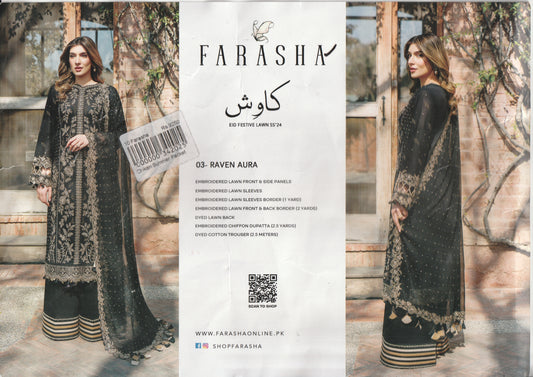 Kavish By Farasha - Festive Lawn Collection