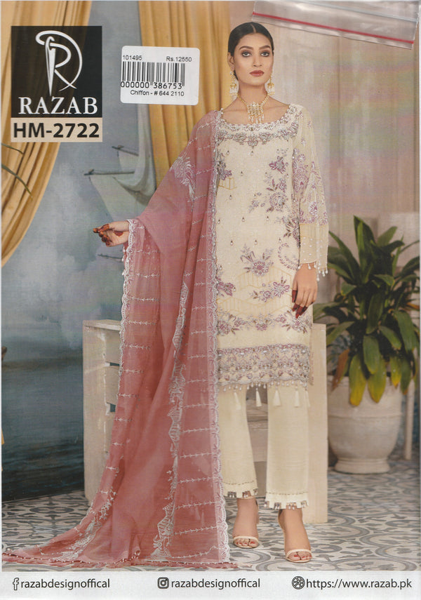 Razab - Organza Chiffon Collection – Rang Ali Fabrics