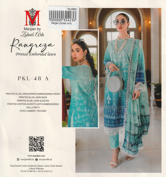 Rangreza By Marjjan - Zohaib Arts
