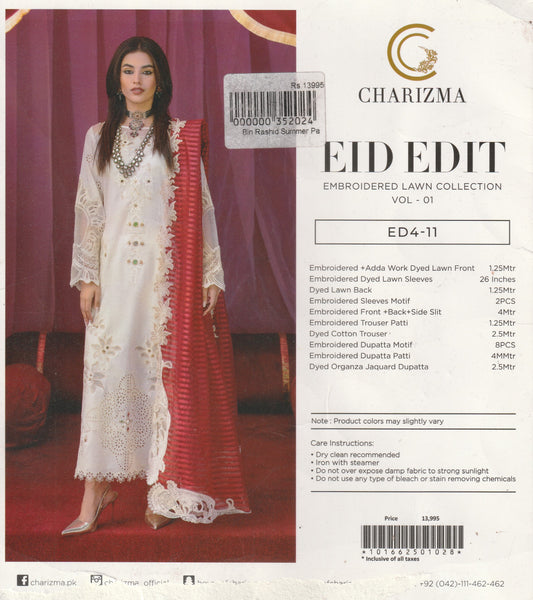 Eid Edit By Charizma - Embroidered Collection