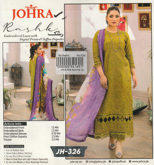 Johra - Embroidered Collection
