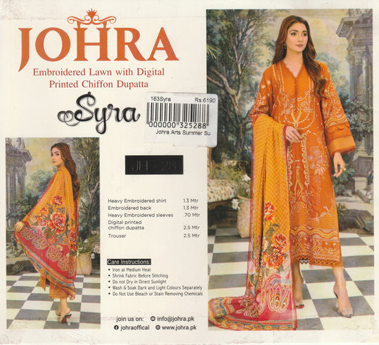 Johra - Embroidered Collection