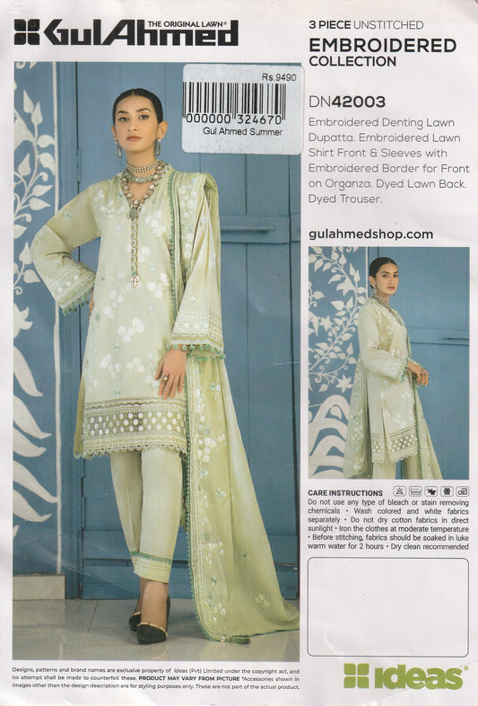 Gul Ahmed - Embroidered Collection