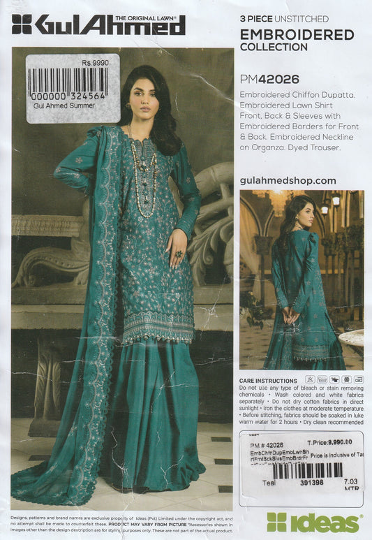 Gul Ahmed - Embroidered Collection