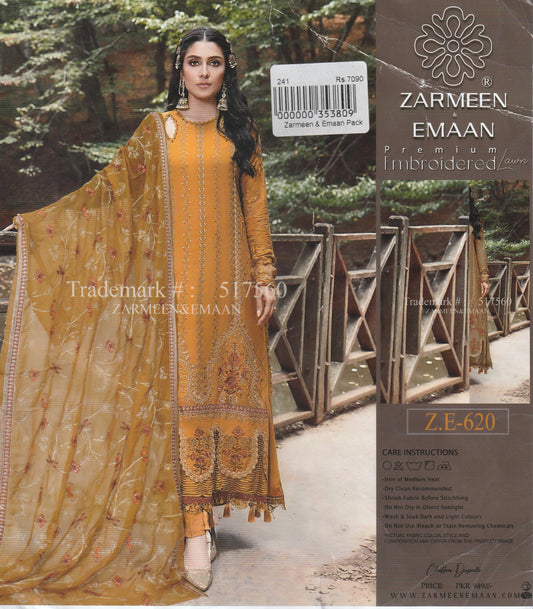 Zarmeen and Emaan - Embroidered Collection
