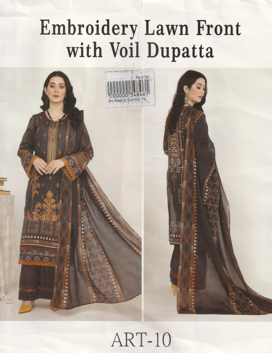 Bin Rashid - Embroidered Collection