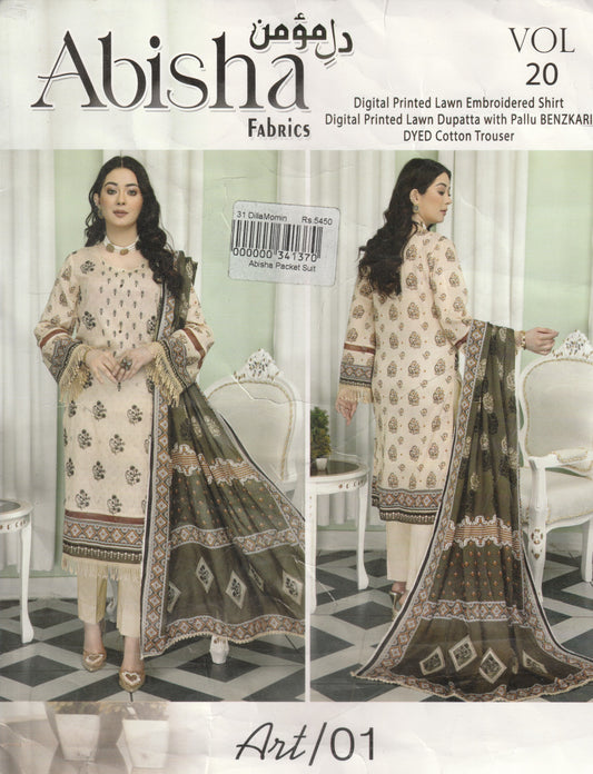 Dil e Momin By Abisha - Embroidered Collection