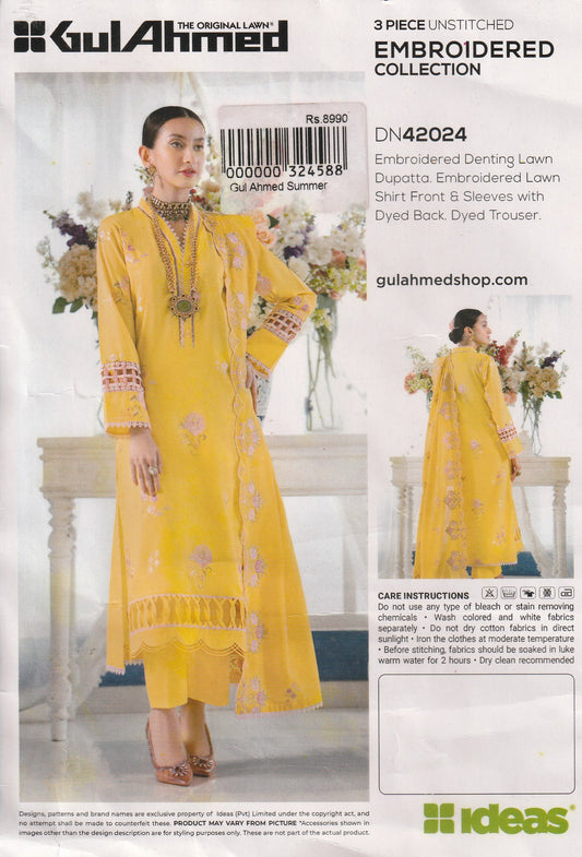 Gul Ahmed - Embroidered Collection