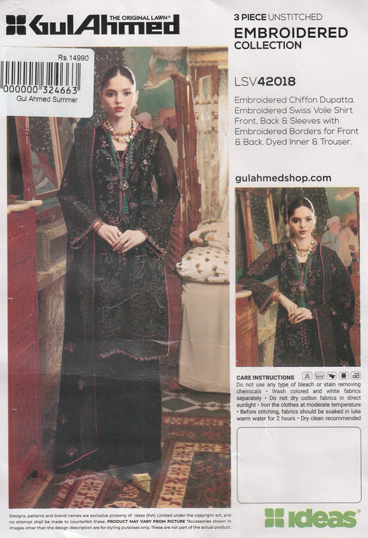 Gul Ahmed - Embroidered Collection