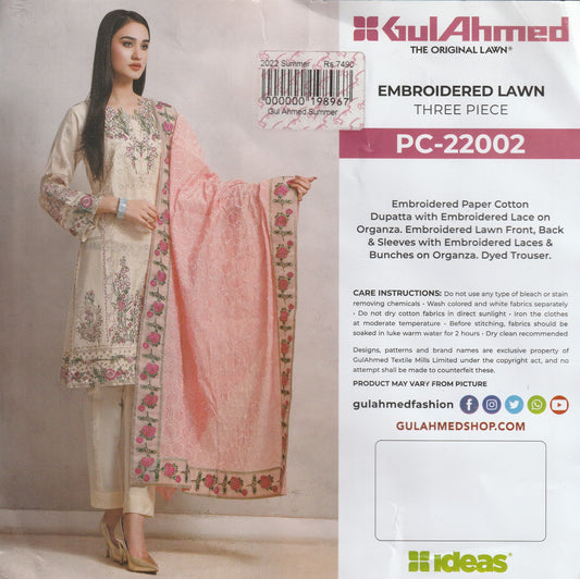 Gul Ahmed - Embroidered Collection
