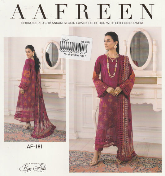 Aafreen By Riaz Arts