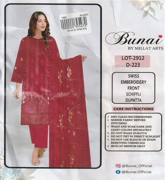 Bunai By Millat Arts - Embroidered Collection