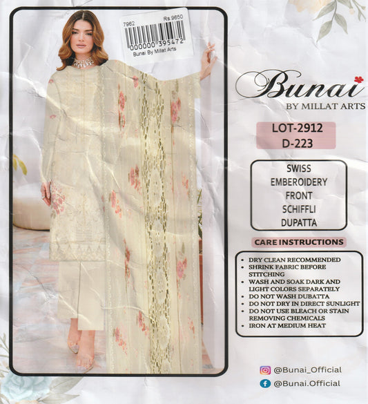 Bunai By Millat Arts - Embroidered Collection