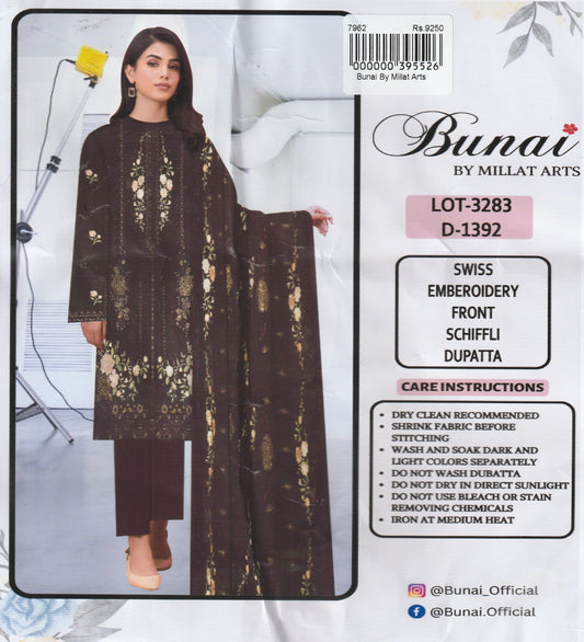 Bunai By Millat Arts - Embroidered Collection