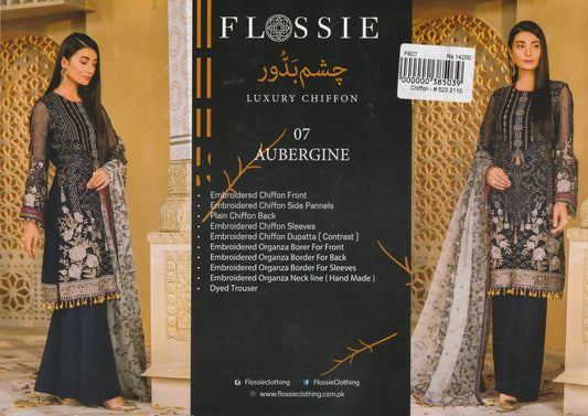 Formal Party Wear - Chasmenoor Luxury Chiffon by Flossie